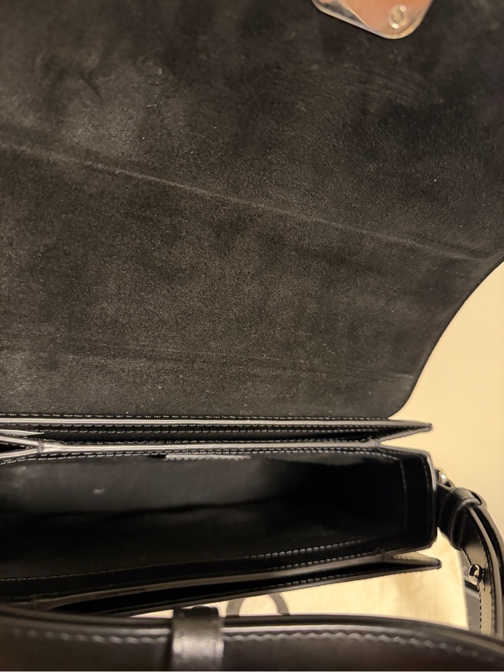 A.P.C. Grace Black Leather Crossbody with Gold & Silver Accents authentic - Picture 9 of 10